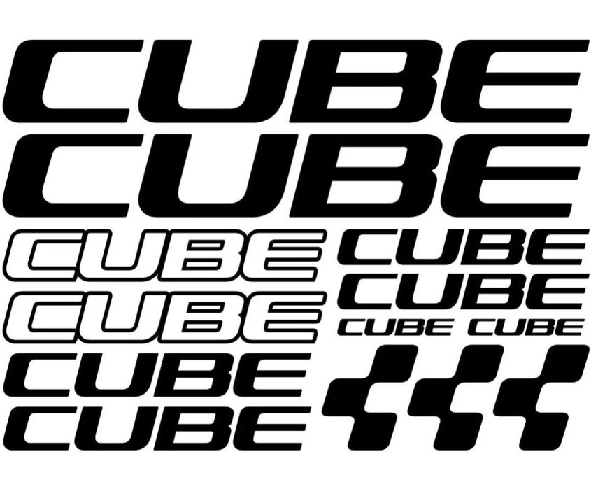 CUBE autocolantes kit bike