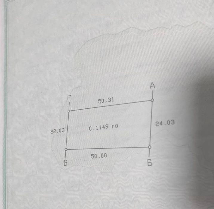 Продам земельну ділянку біля « Каравану»