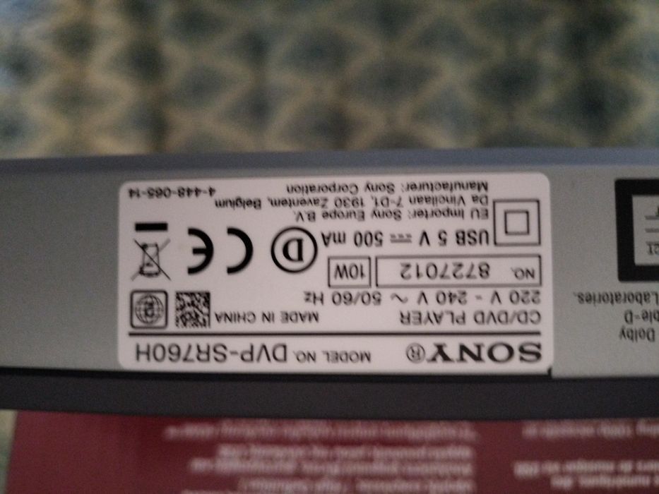 Leitor USB DVD CD Sony