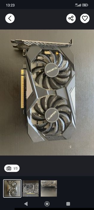 Placa Gráfica 1650 4GB