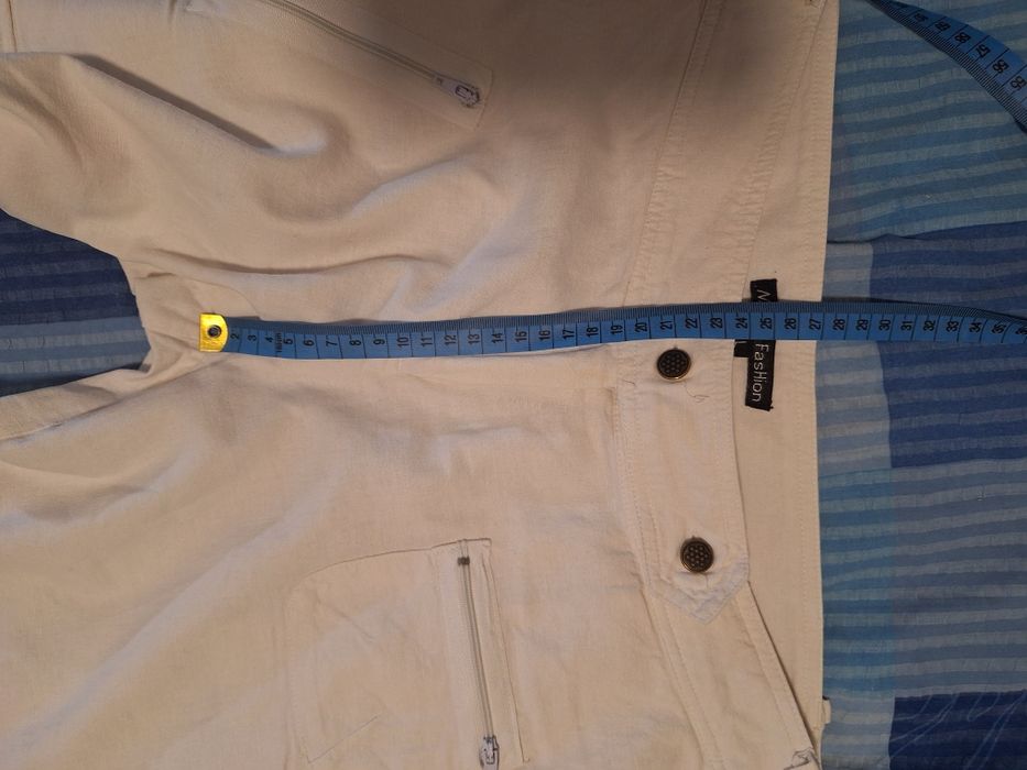 Damskie rybaczki ecru.