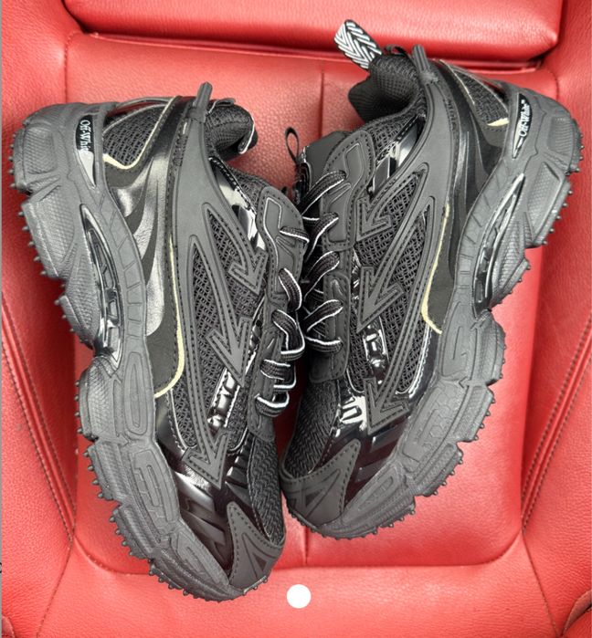 !БЕЗ Передплат! Off-White "Be Right Back" Black | кросівки оф вайт