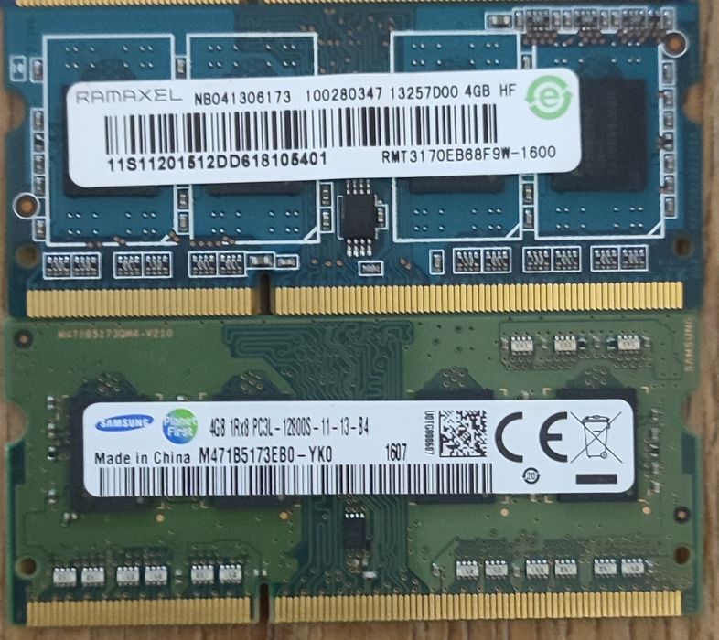 ОЗУ компьютер и ноутбук (DDR3, DDR3L)