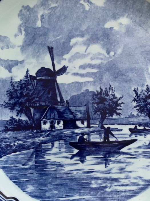 Декоративна настінна тарілка Delft