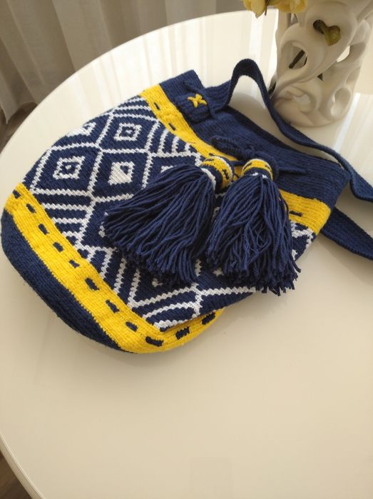 Сумка-бочонок. Ручная работа