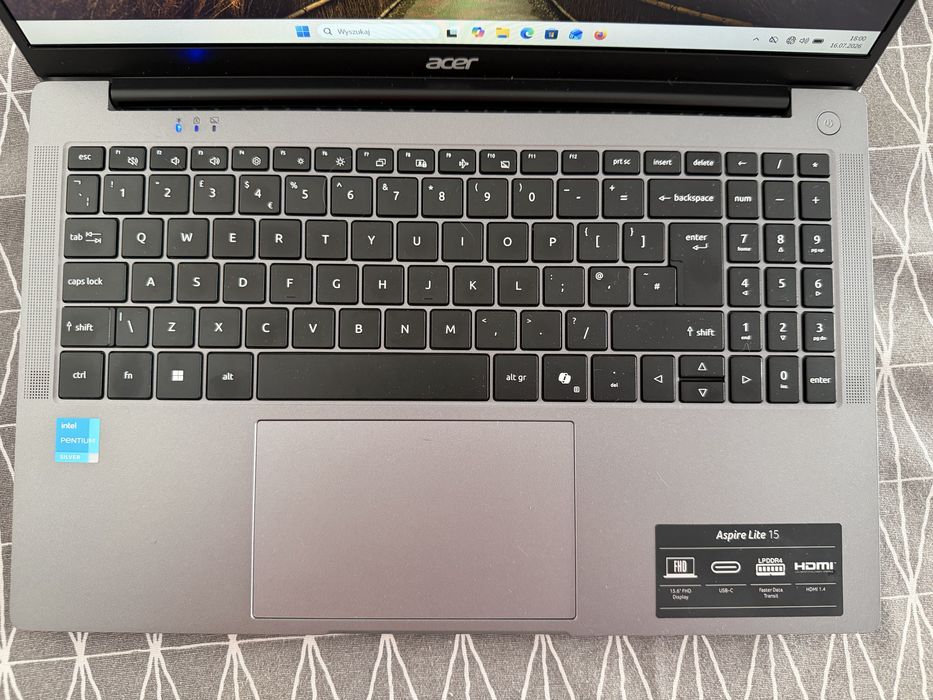 Notebook Acer Aspire Lite 15