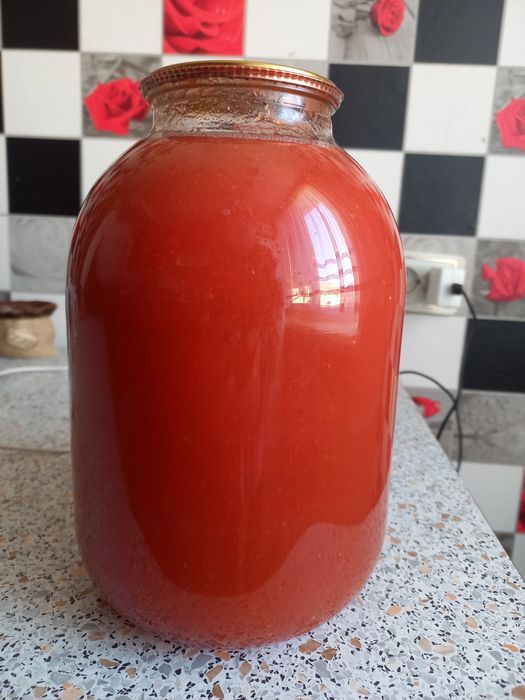 Сок томатный домашний