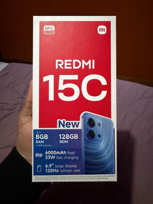 VENDO XAOMI REDMI 15C NOVO , Equipamento lacrado na caixa com fatura e garantia.