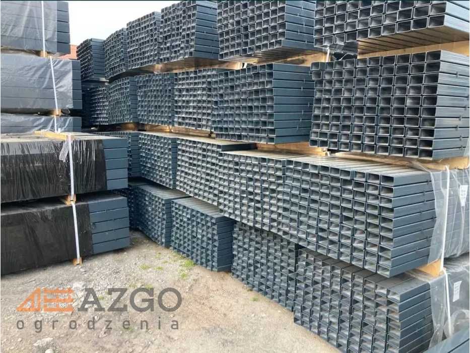 Najtańszy słupek do siatki paneli 6x4 60x40x1,2 2m 2,3m 2,5m 6x4 profi
