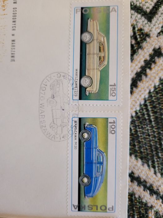 XXV lat FSO 1 dzień obiegu FDC 2 koperty i znaczki 1976