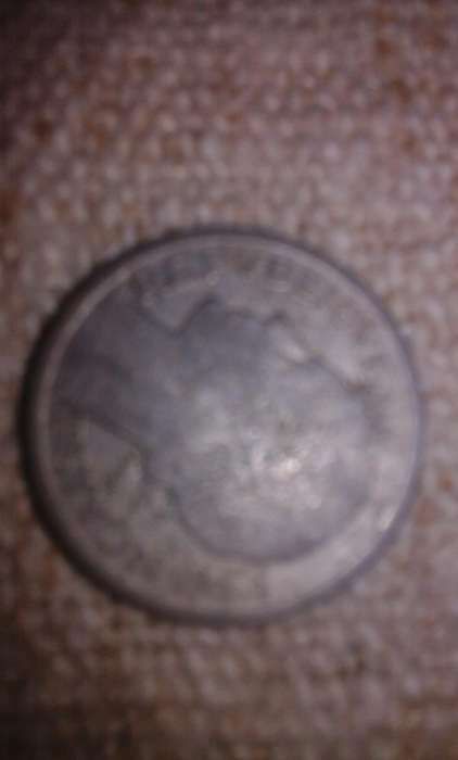 Moeda de 1 franco de 1944/1978
