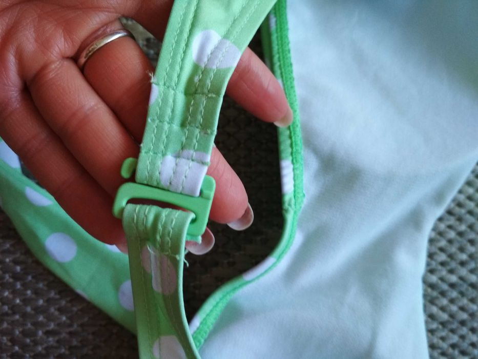 Bikini L nowe z metką w grochy, strój kąpielowy