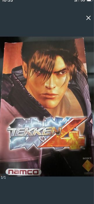 Manual jogo Ps2 Tekken 4