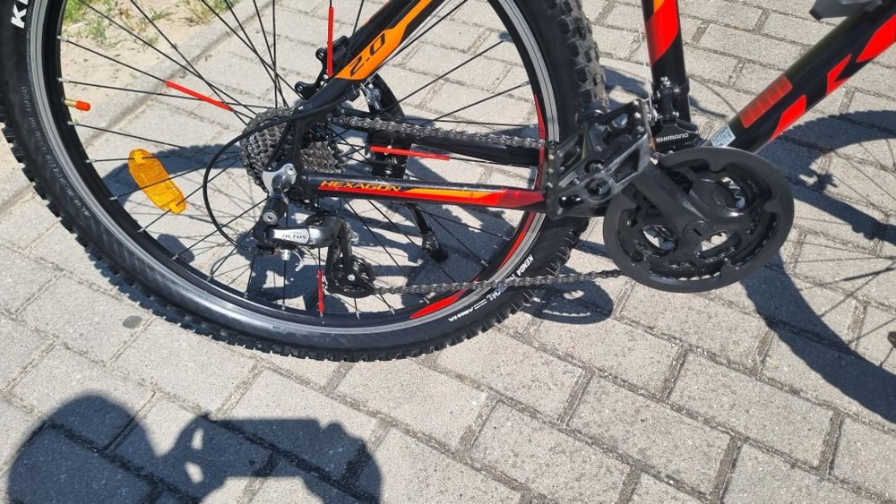 Rower MTB Kross hexagon 2.0, kola 26cali,rama 17cali,bdb
