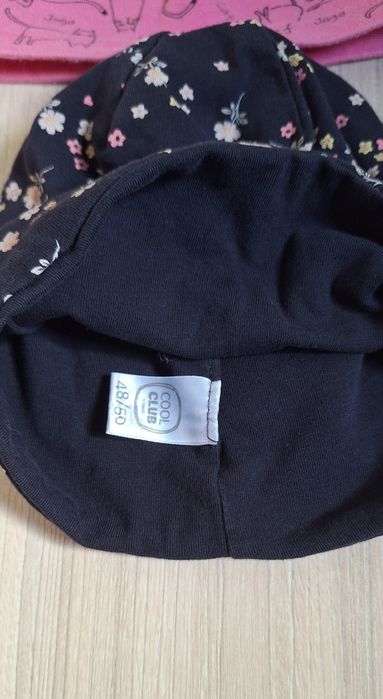 Czapeczki dla dziewczynki 2 szt. Cool Club r.46-50