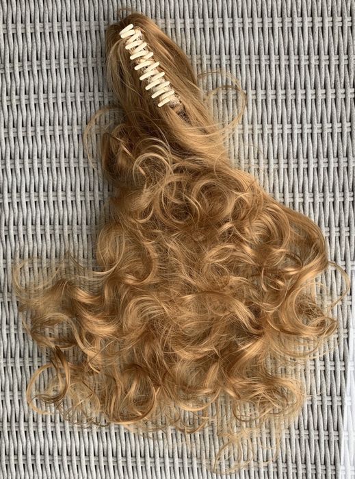 Premium Ultra włosy doczepiane, jasny rudy, treska, klamra 642.