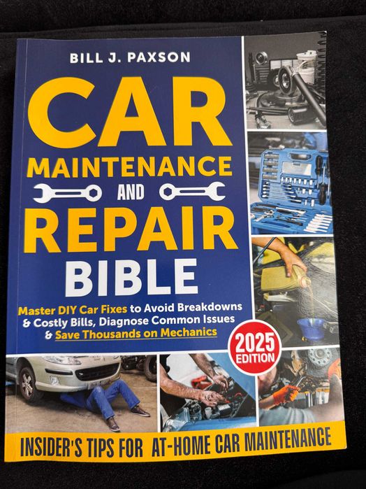 Книга Car maintenance and repair bible (обслуговування і ремонт авто)