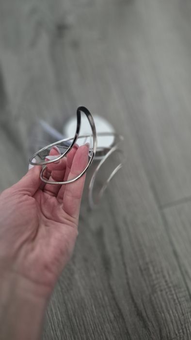 Uchwyt do firan srebrny 2 sztuki