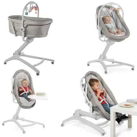 Ліжечко - стільчик (люлька, ліжко) Chicco Baby 4 в 1. Є матрац