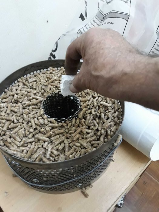 Queimador Pelletes Redondos para  Salamandras e Recuperadores de Calor