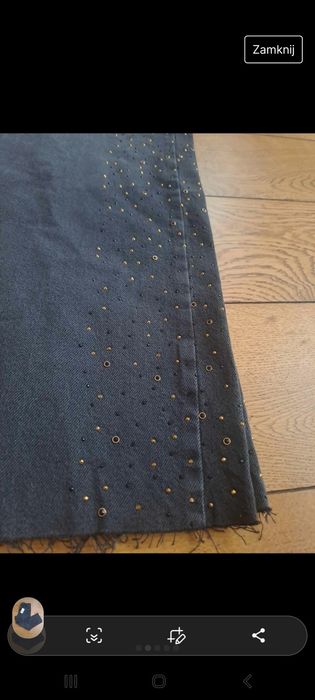 Spodnie jeansowe Zara XXL