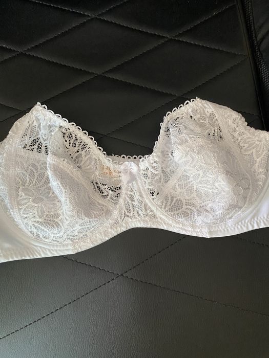Мереживний білий ліф бюстгальтер