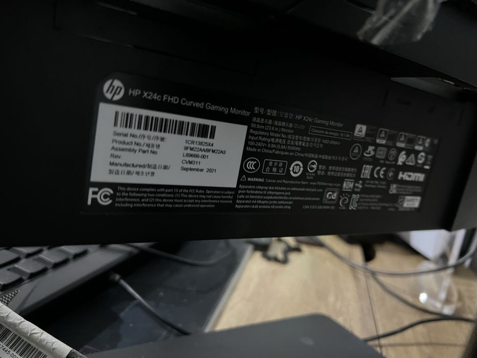 Pc Gamer + Monitor HP Curvo