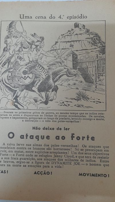 Aventuras de Dinamite Joe - Banda desenhada antiga