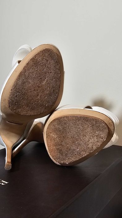 Buty ślubne Badgley Mischka, białe, 38