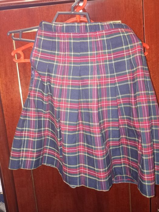 Юбка в клетку 128 см