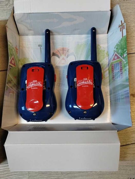 Lexibook Krótkofalówki walkie talkie z zasięgiem 200 metrów Spidey