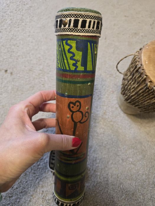 Instrumenty afrykańskie, bęben afrykański plemienny