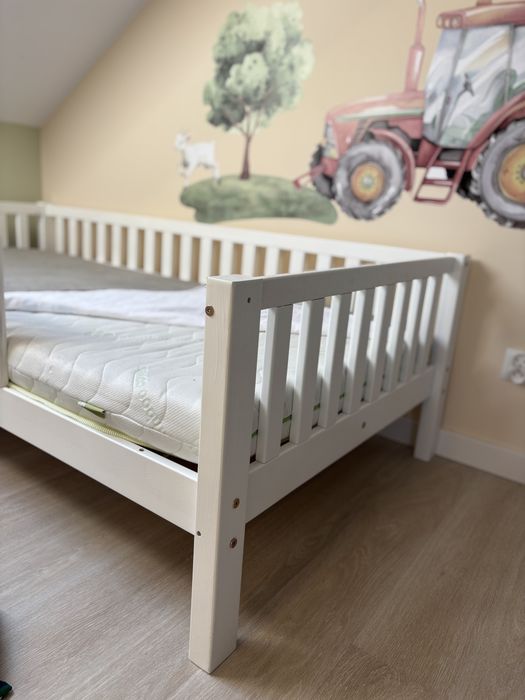 Łóżko luletto 180x90 z materacem dla dziecka