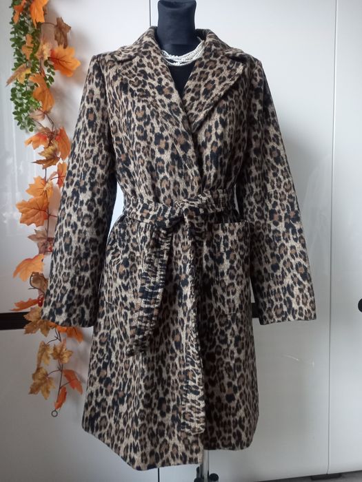 Płaszcz trencz parka panterka Dorothy Perkins 38, M