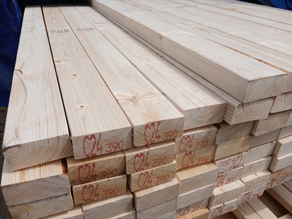Kantówki, drewno konstrukcyjne KVH, C24