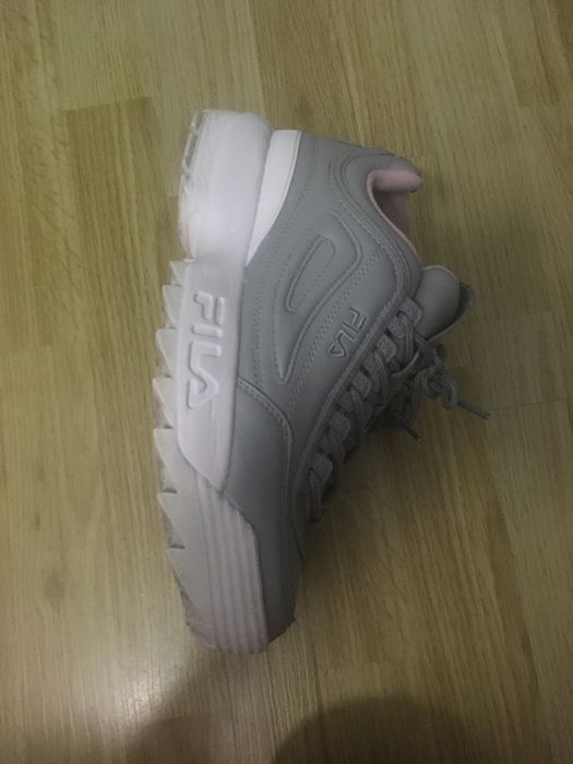 Ténis da Fila cinzento/rosa