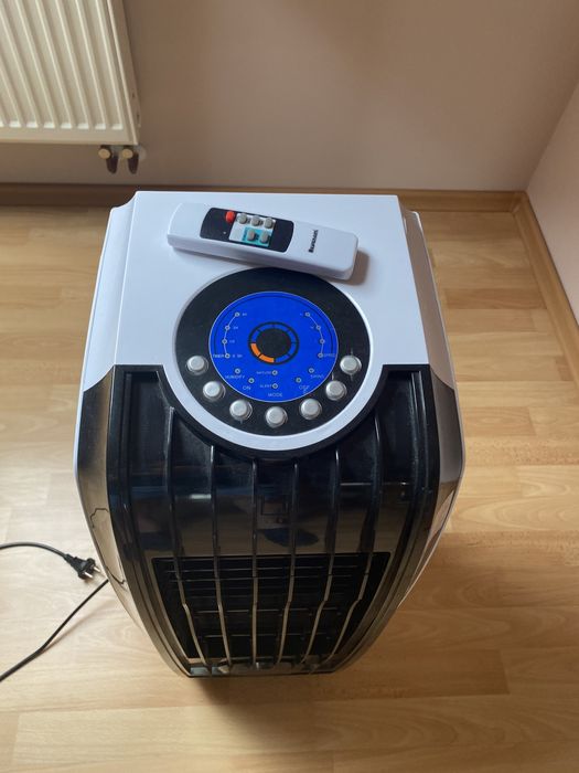 Klimator ravanson z pilotem + 2 pojemniki chłodzące