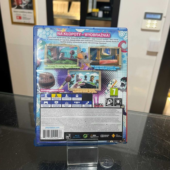 Gra PS4 Little Big Planet 3 | Używane | Uszkodzone Pudełko | PL |
