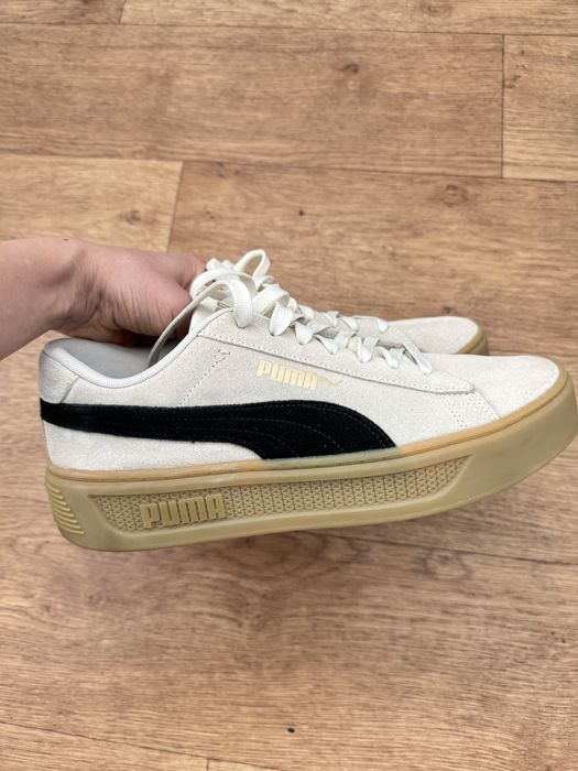 Кросівки/ кеди  жіночі Puma Smash Platform беж