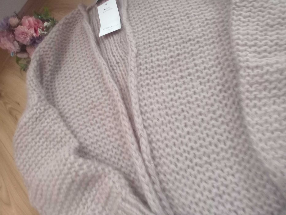 KOLORY Sweter długi baby kid moher i merino By o la la