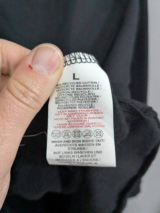 Bluza z kapturem czarna Pure Basic rozm. L
