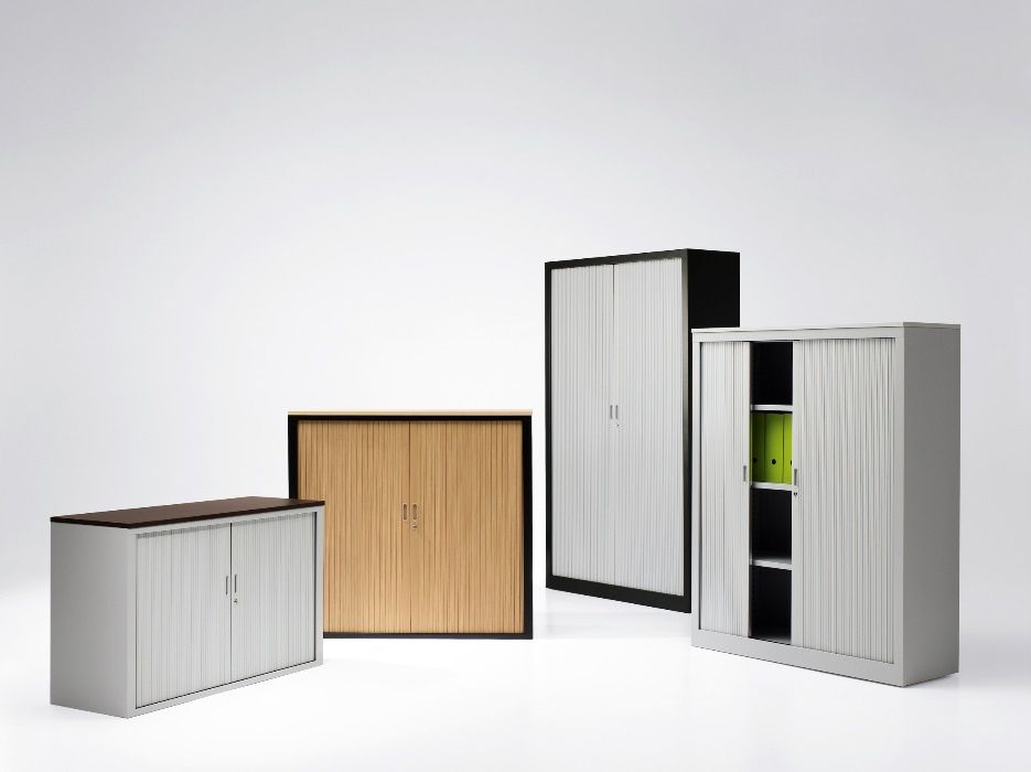 Armário Portas Correr Melamina Madeira p/ seu Escritório Material NOVO