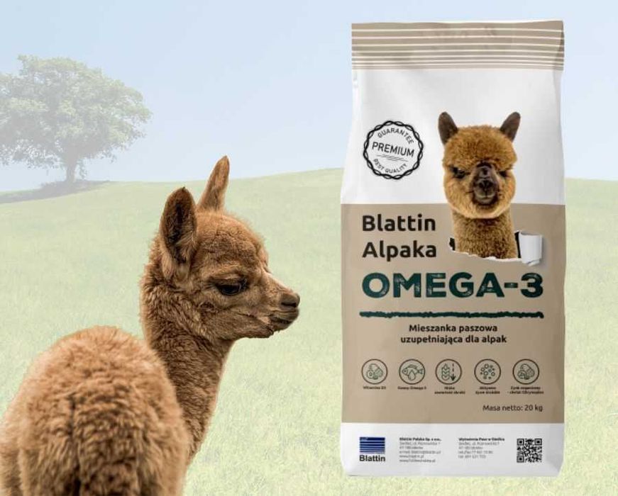 Alpaka Omega 3 bogata mieszanka paszy dla alpak 20kg