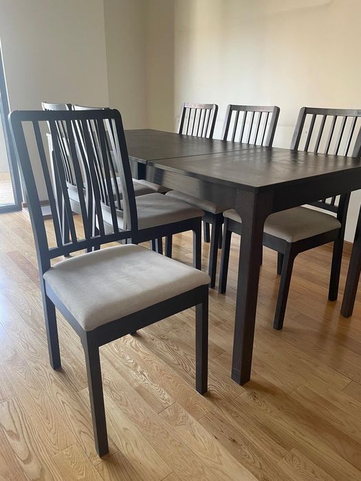 Mesa jantar com 6 cadeiras