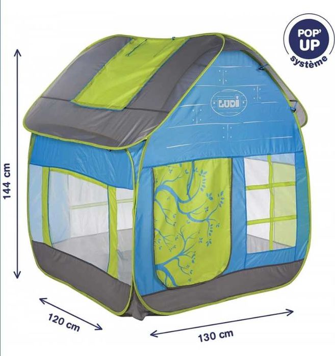 Tenda cabana infantil Ludi para jardim/interior