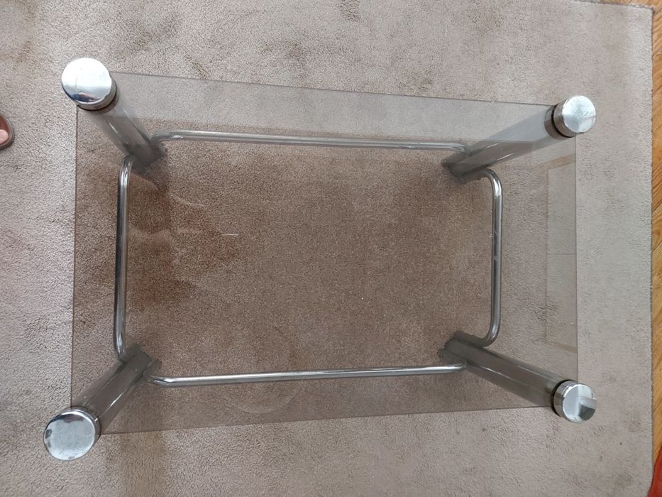 Mesa de centro em vidro