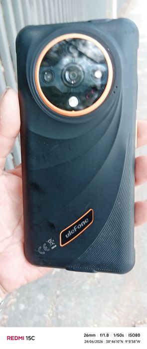 Ulefone  Armor 22,preto e laranja