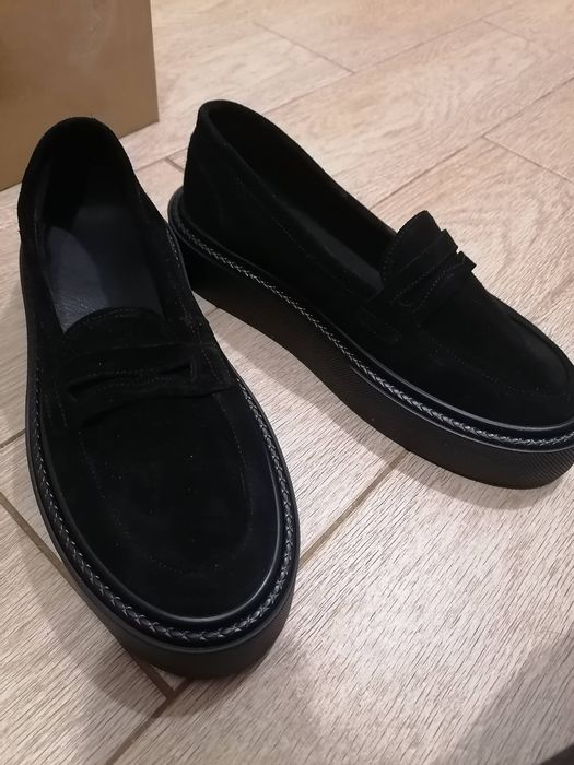 Замшеві лофери, 26 см устілка