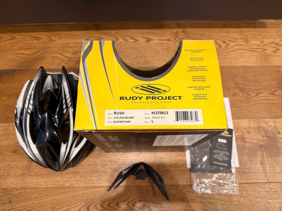 Kask rowerowy Rudy Project Rush rozm. L, szosa, gravel, MTB.