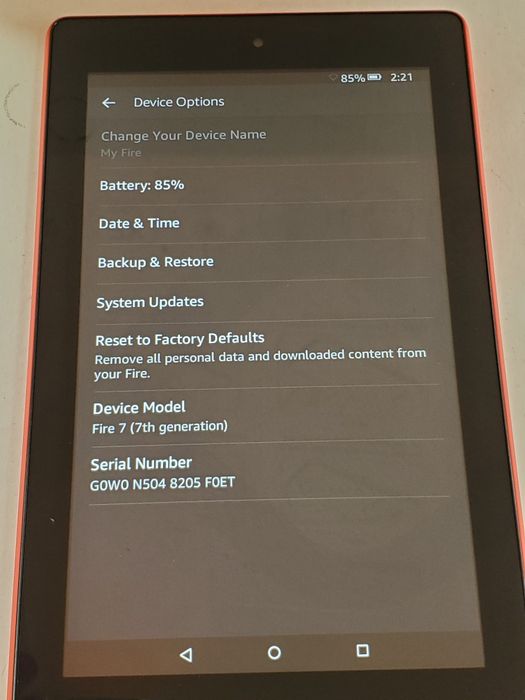 Планшет Amazon Kindle Fire 7th Gen SR043KL